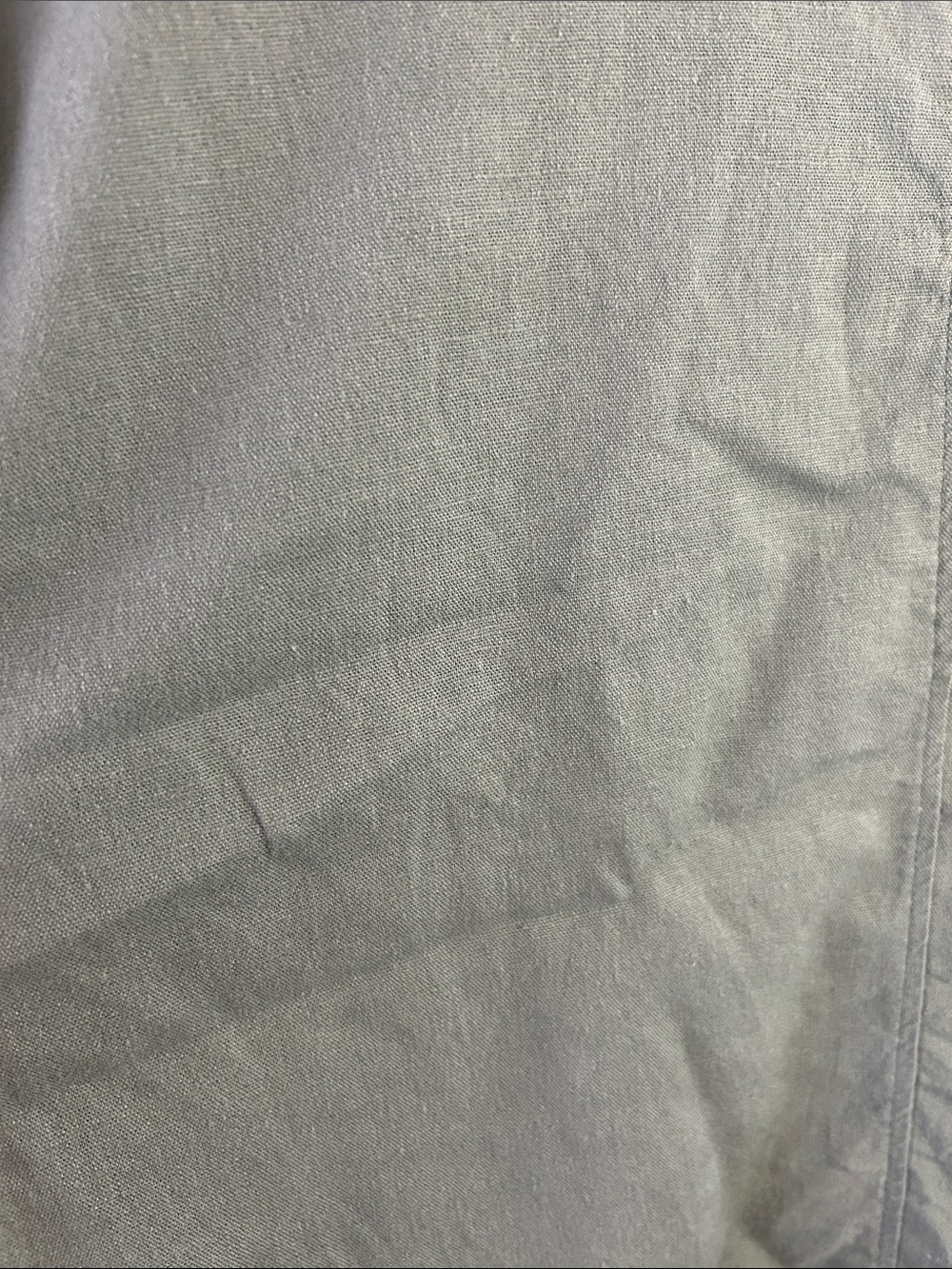 Cable & Gauge Studio Linen Blend Roll Tab Top Sage Green Large - Picture 8 of 12